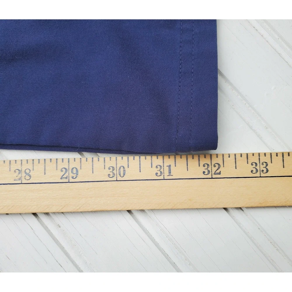 FIGS Technical Collection Navy Blue Scrub Pants Mens Small Tall Drawstring